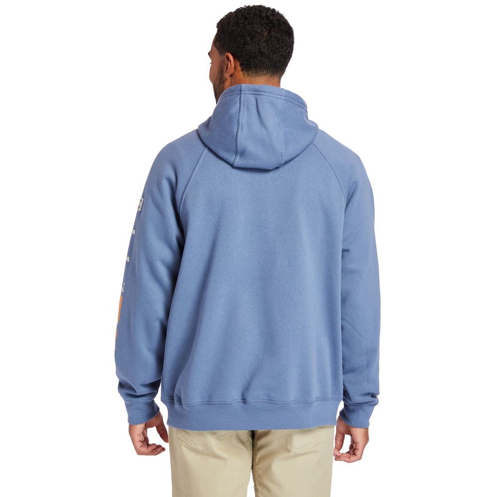 Timberland Mens Sweatshirts PRO® Hood Honcho Sport Hoodie - Blue - India XG5629730